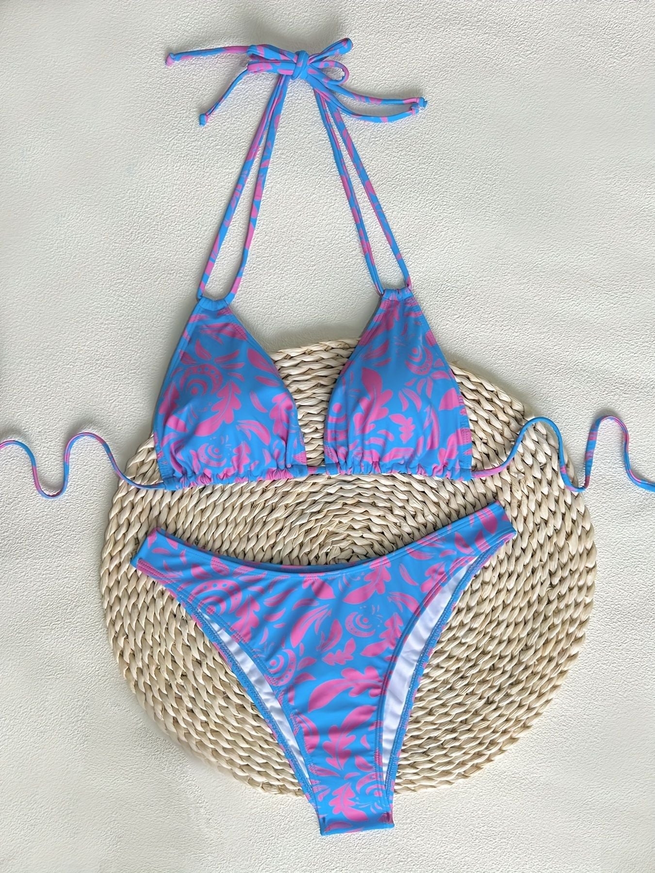 Ensemble bikini triangle Berg-Feldt pour femme avec bretelles réglables