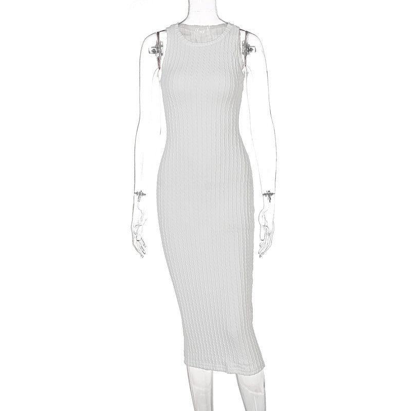 Robe pull côtelée cintrée et confortable pour femme de berg-feldt