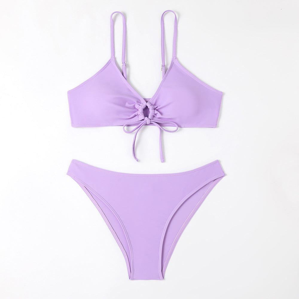 Ensemble bikini femme berg-feldt avec bretelles ajustables et échancrure haute