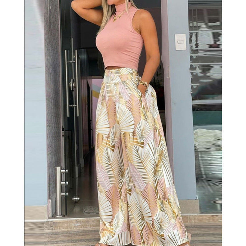 Élégante robe longue pour femme avec mélange de motifs tendance par berg-feldt