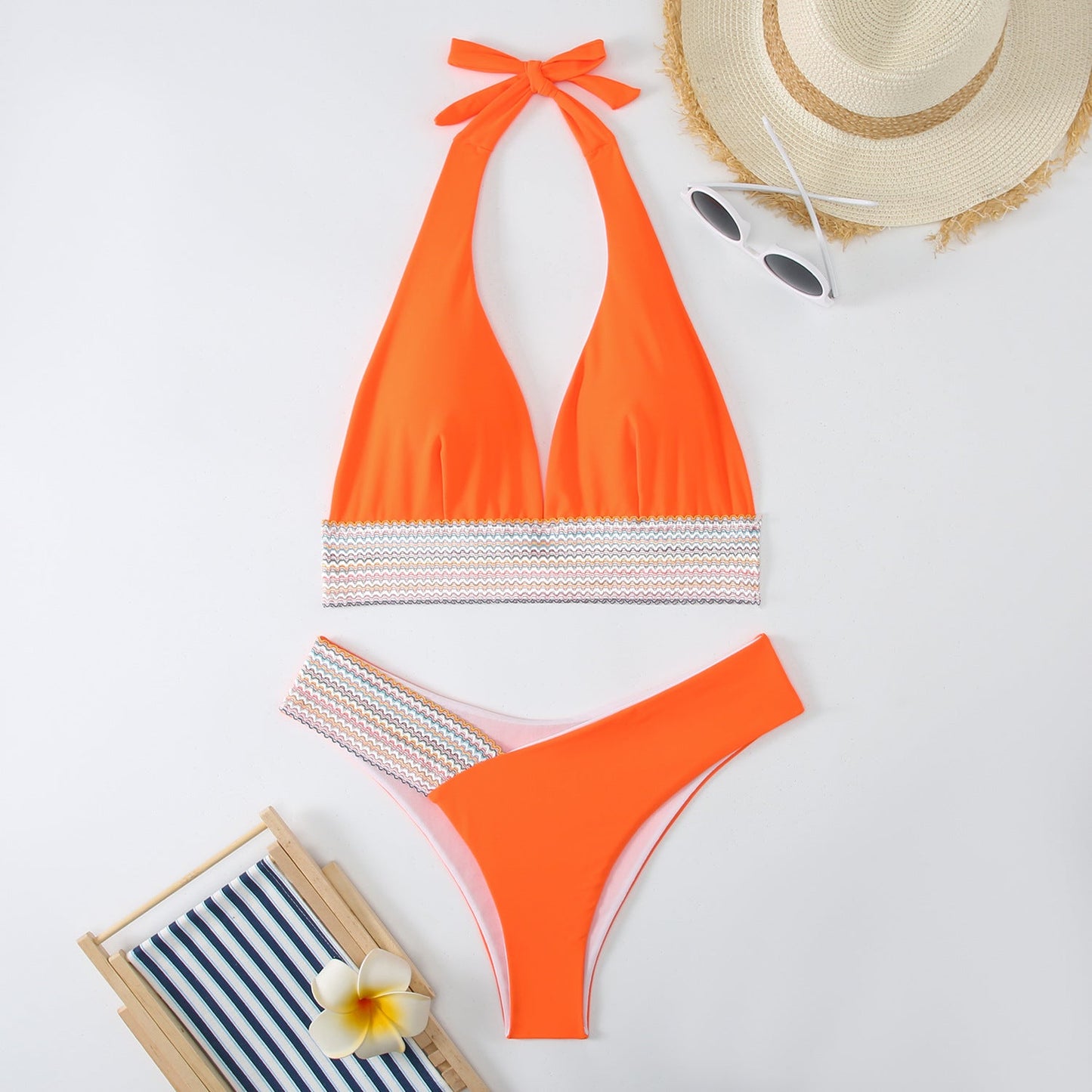 Maillot de bain deux pièces pour femme Berg-Feldt, avec tour de cou
