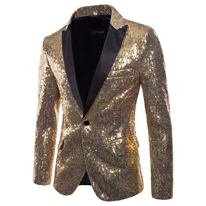 Herren Funktionsblazer mit Pailletten und klassischem Revers Berg-Feldt