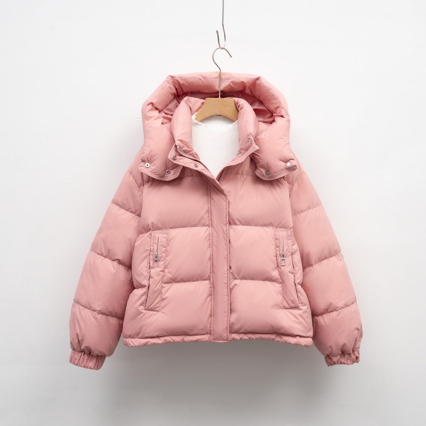 Damen Pufferjacke mit abnehmbarer Kapuze und voluminösem Schnitt Berg-Feldt