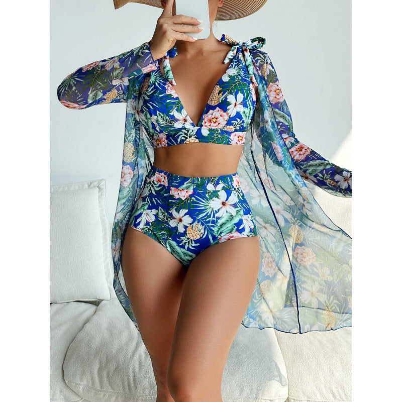 Bikini et kimono de plage transparent de berg-feldt