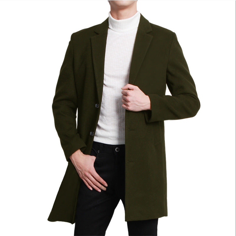 Blazer long élégant pour homme à la coupe moderne et à double boutonnage Berg-Feldt