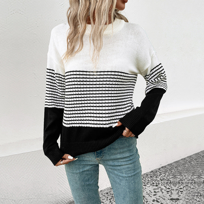 Berg-Feldt | Gestreifter Strickpullover Für Bequeme Outfits