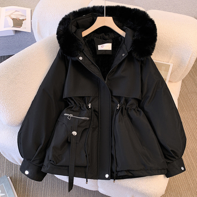 Doudoune chic pour femme avec col en fausse fourrure amovible et poches pratiques Berg-Feldt