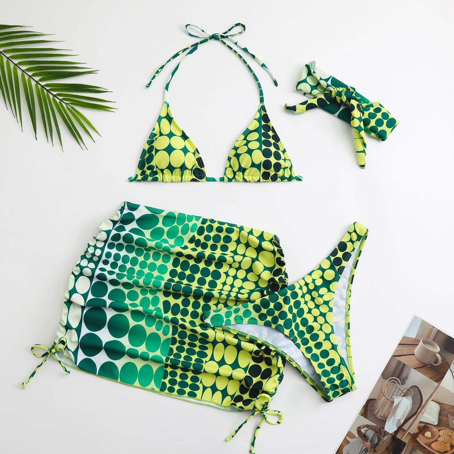 Ensemble bikini pour femme avec motif à pois tendance et bretelles réglables berg-feldt