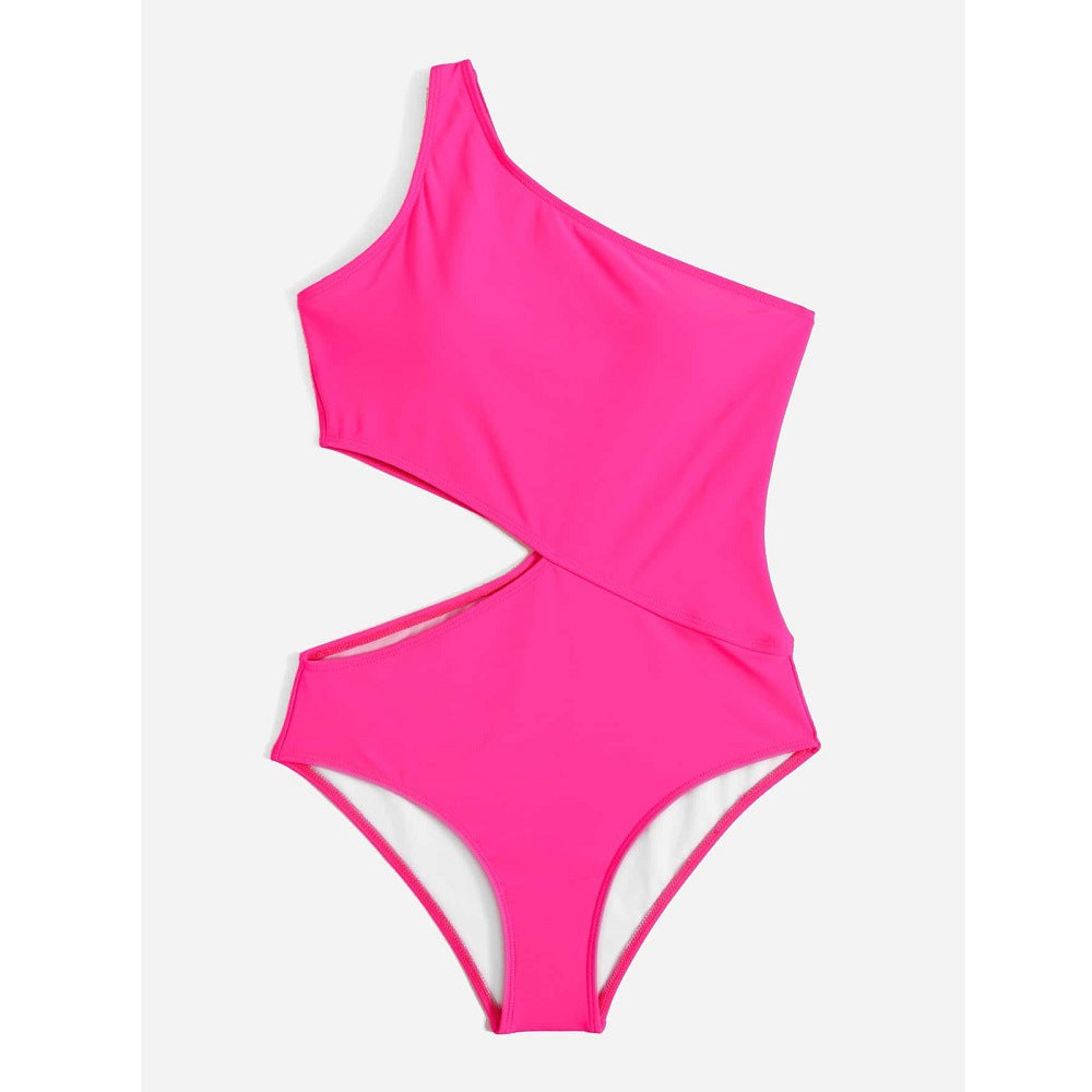 Stilvoller Damen-Badeanzug mit asymmetrischem Schnitt und Cut-Out von berg-feldt