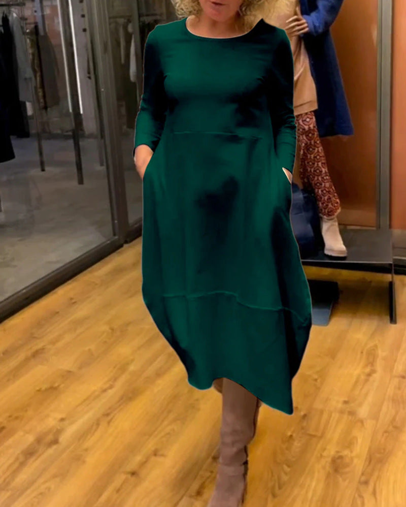 Robe asymétrique élégante pour femme avec poches par berg-feldt