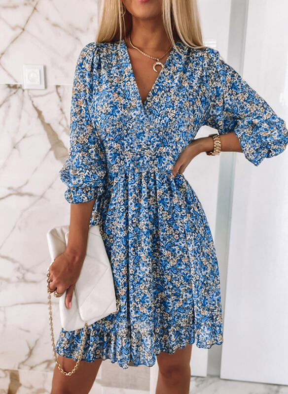 Robe longue bohème fleurie pour femme de berg-feldt