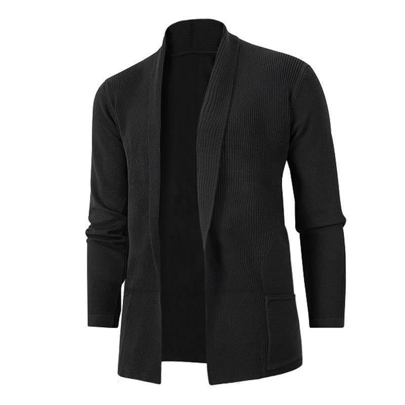 Damen Strickjacke mit modernem Schalkragen und seitlichen Taschen Berg-Feldt