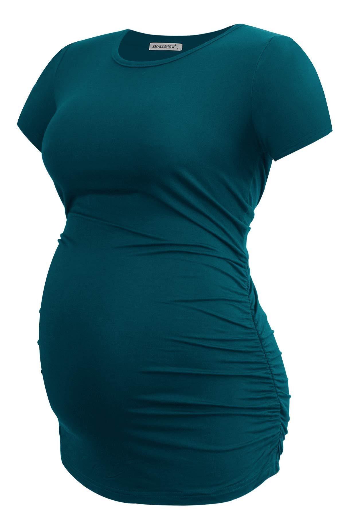 T-shirt de grossesse pour femme avec fronces douces de berg-feldt