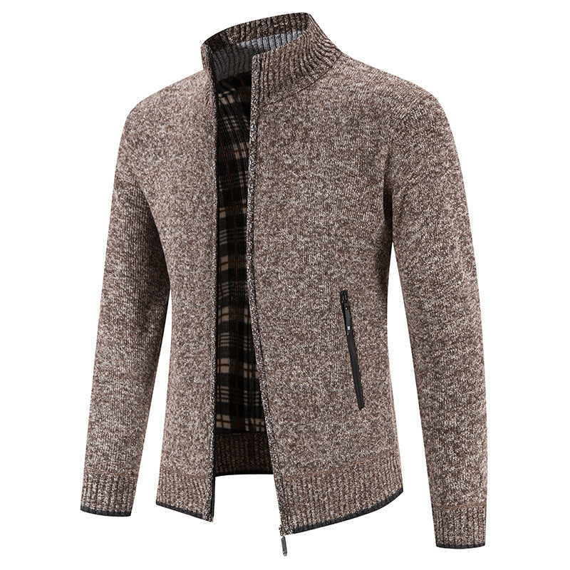Cardigan homme à col montant avec poches zippées pratiques Berg-Feldt