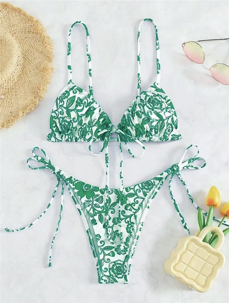 Ensemble de bikini à fleurs avec bretelles réglables pour femme de berg-feldt