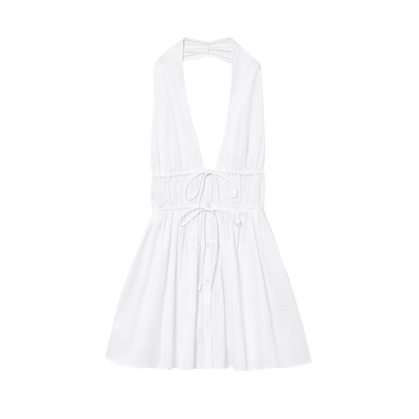 Robe femme Berg-Feldt à col montant et boutons