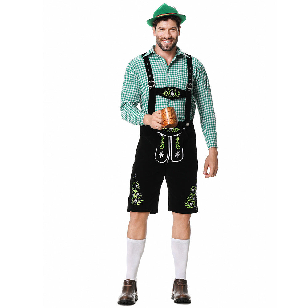 Vêtements traditionnels pour hommes avec broderies artistiques et matériaux résistants Heidi