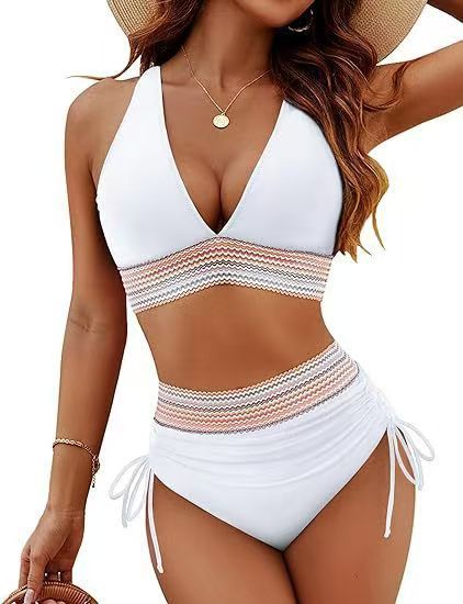 Ensemble de bikini pour femme, taille haute, avec bretelles réglables et taille élastique de berg-feldt