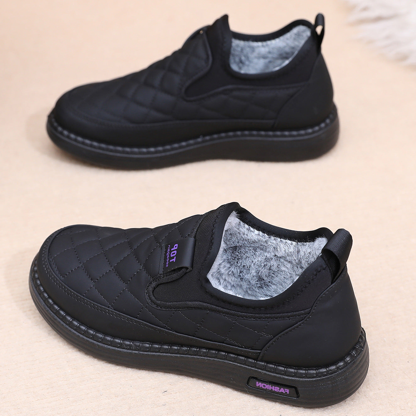 Pantoufles femme confortables et chaudes avec semelle antidérapante Berg-Feldt