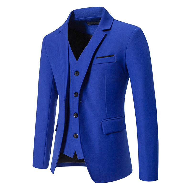 Herren elegant ausgestattetes Anzugset mit Blazer, Weste und Hose Berg-Feldt
