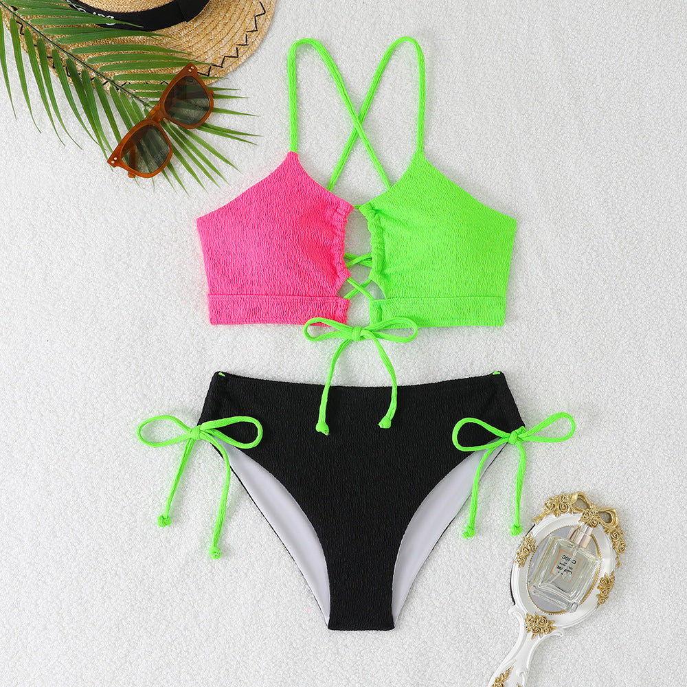 Ensemble de bikini femme Berg-Feldt avec découpes et texture