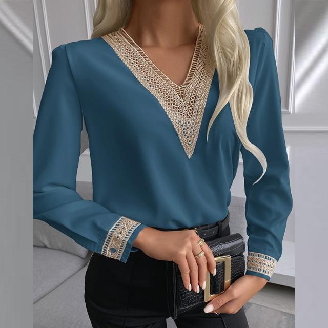 Damen-Blouse élégante avec dentelle Berg-Feldt