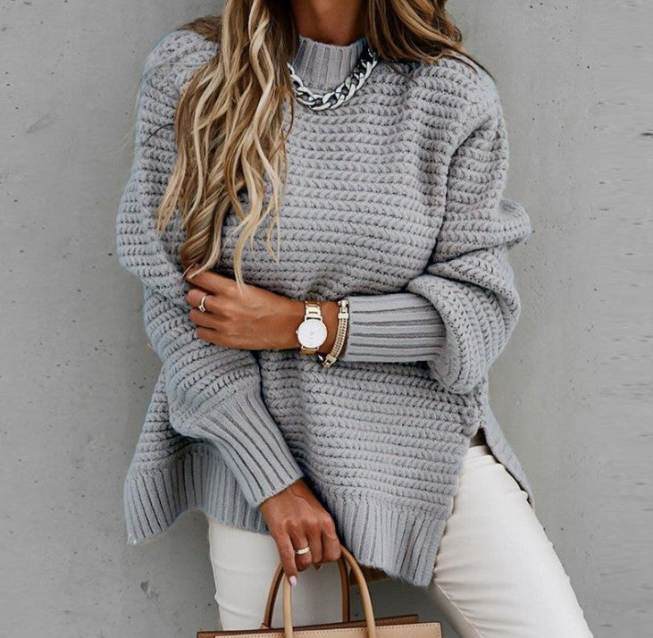 Damen Oversized Pullover mit strukturiertem Strick Berg-Feldt