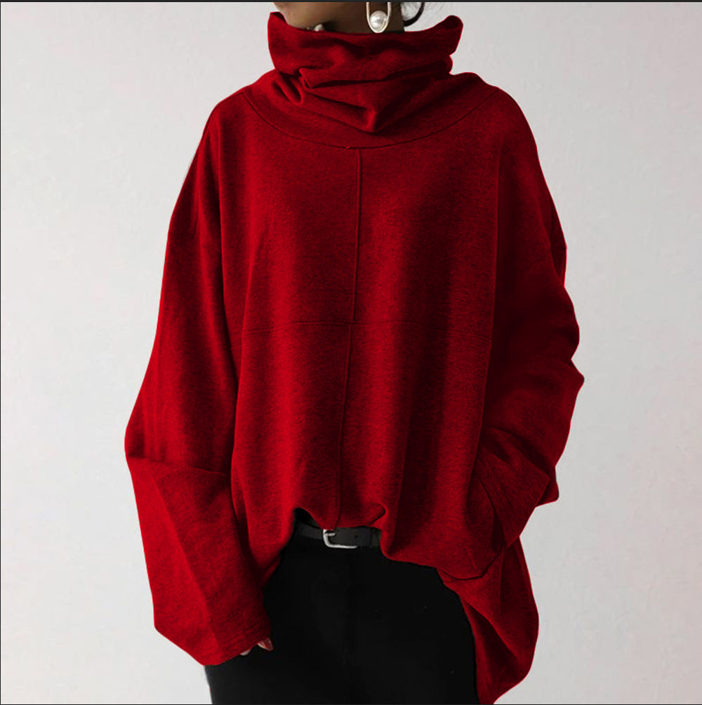 Berg-Feldt | Trendiger einfarbiger Rollkragenpullover