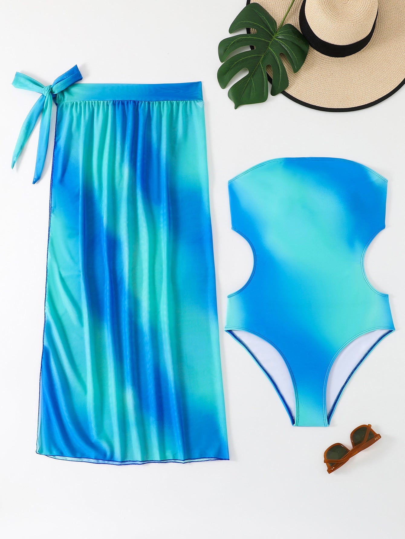 Ensemble maillot de bain et jupe Berg-Feldt pour femmes