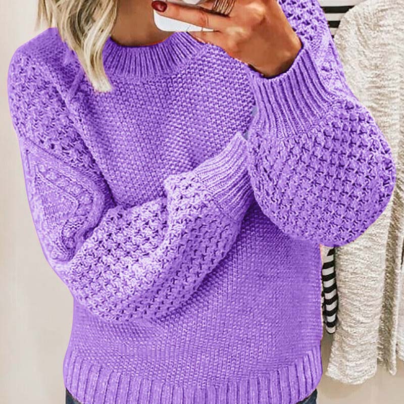 Berg-Feldt | Einfarbiger Strickpullover