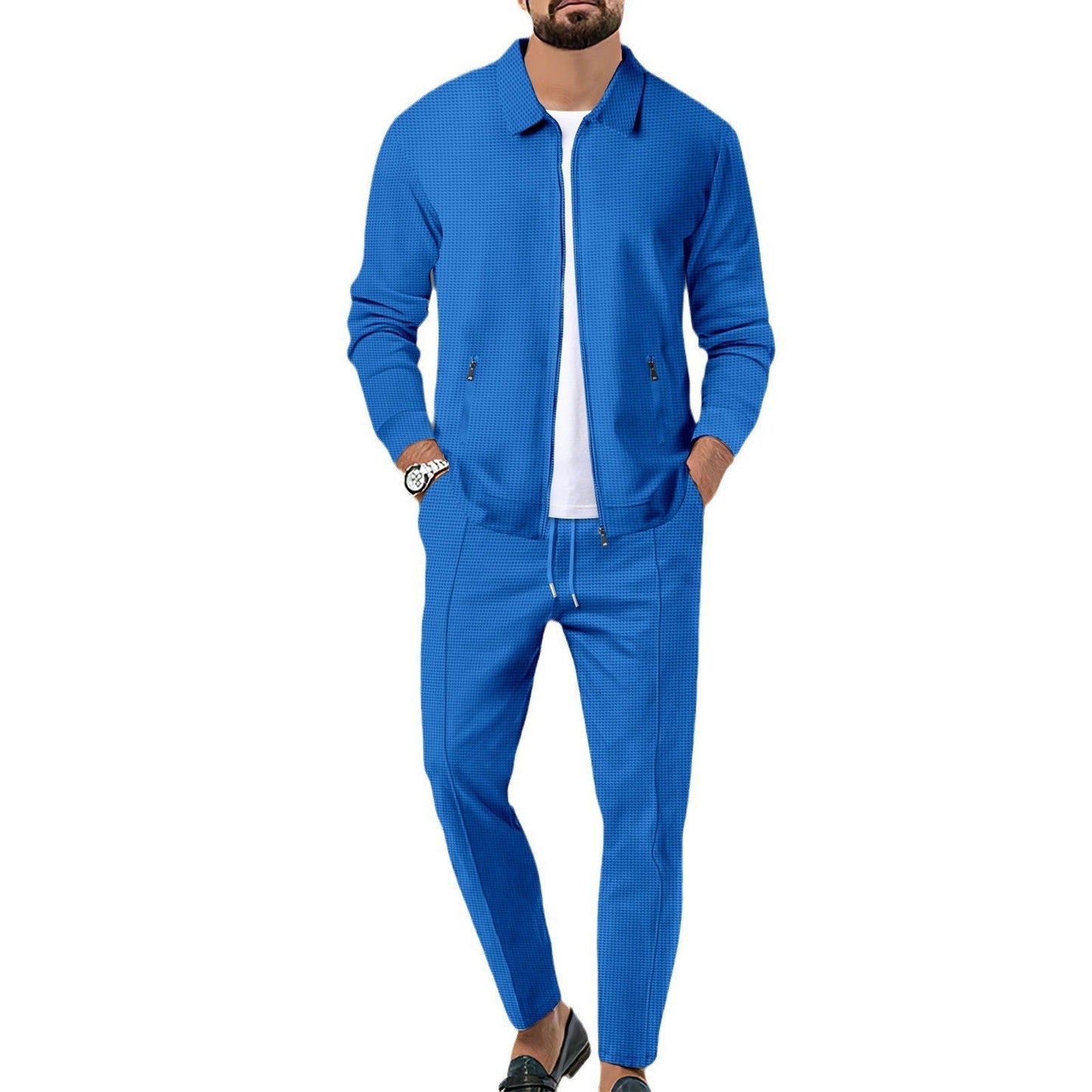 Ensemble décontracté tendance pour homme, avec fermeture éclair fonctionnelle et taille élastique Berg-Feldt