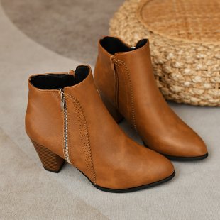 Damenstiefeletten tendance avec fermeture éclair élégante Berg-Feldt