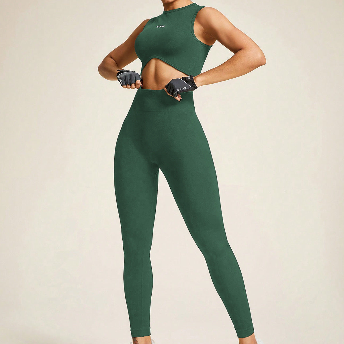 High-performance Sports Top and Leggings Set by berg-feldt for Women