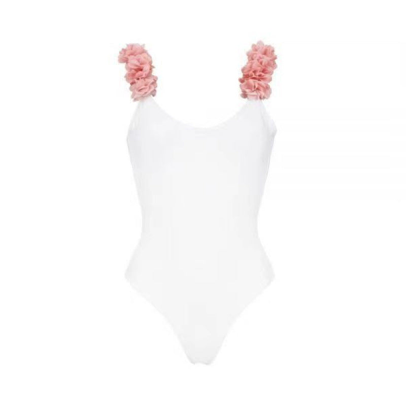 Eleganter Damen-Badeanzug mit floralen Trägern von berg-feldt