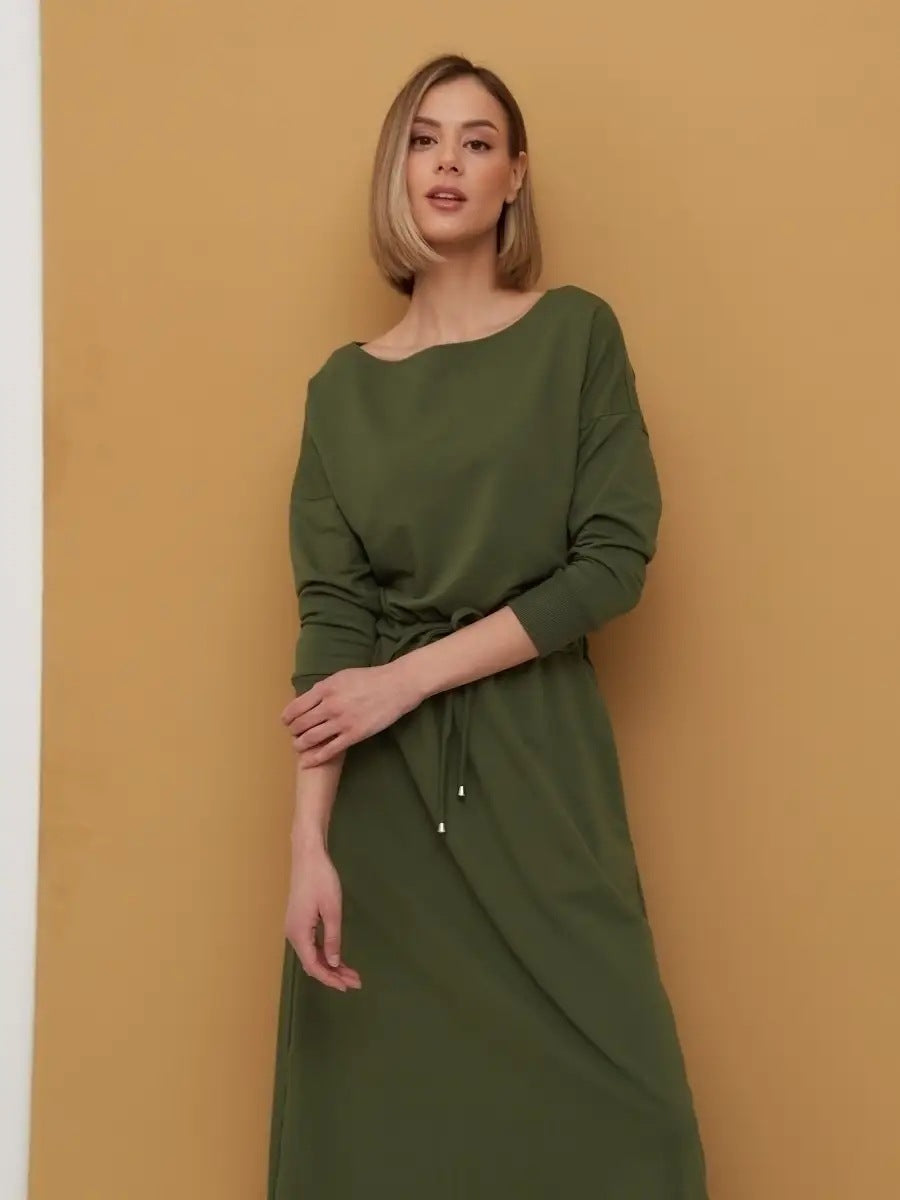 Leichtes Maxikleid für Damen mit Kordelzug von berg-feldt