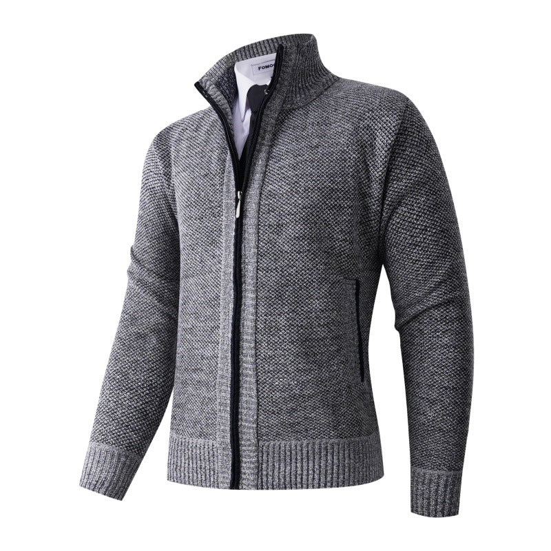 Cardigan stylé pour homme, col montant et poches pratiques, Berg-Feldt