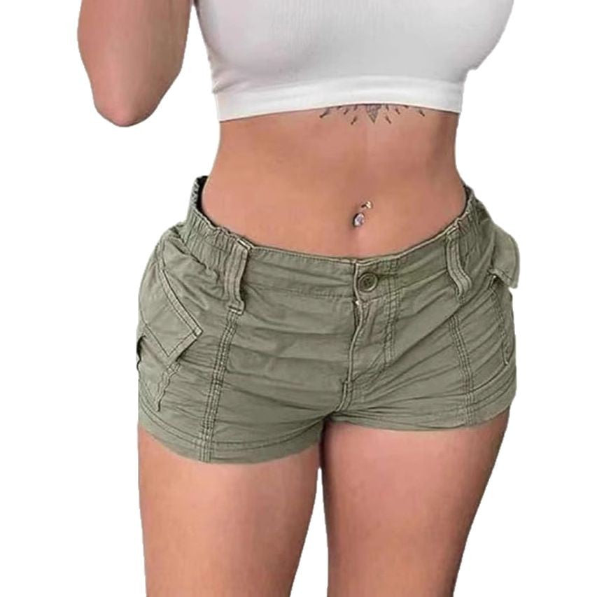 Damen Cargo-Shorts mit praktischen Taschen und elastischem Bund Berg-Feldt