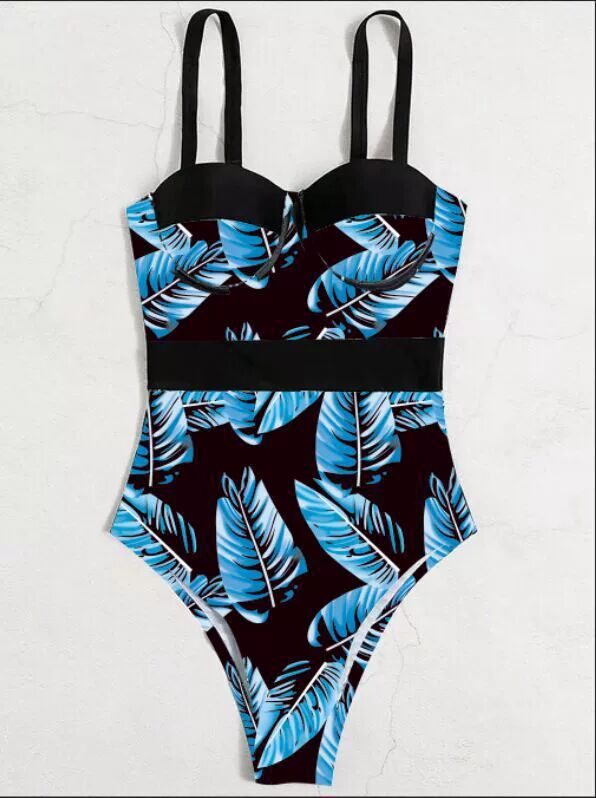 Berg-Feldt: Maillot de bain une pièce style bikini pour femme avec soutien