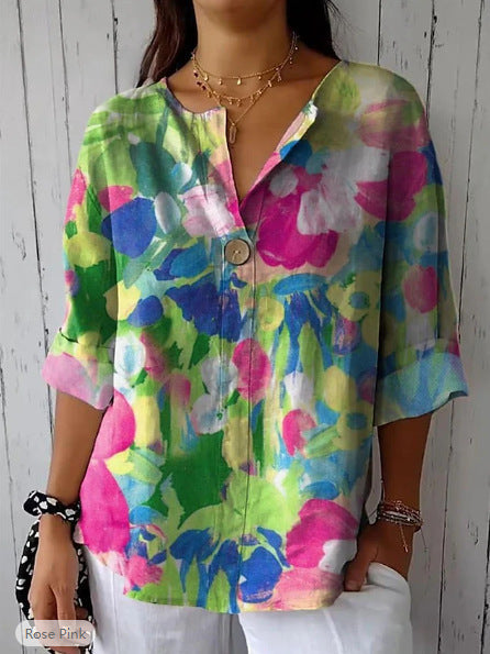 Chemisier pour femme avec motif floral coloré berg-feldt