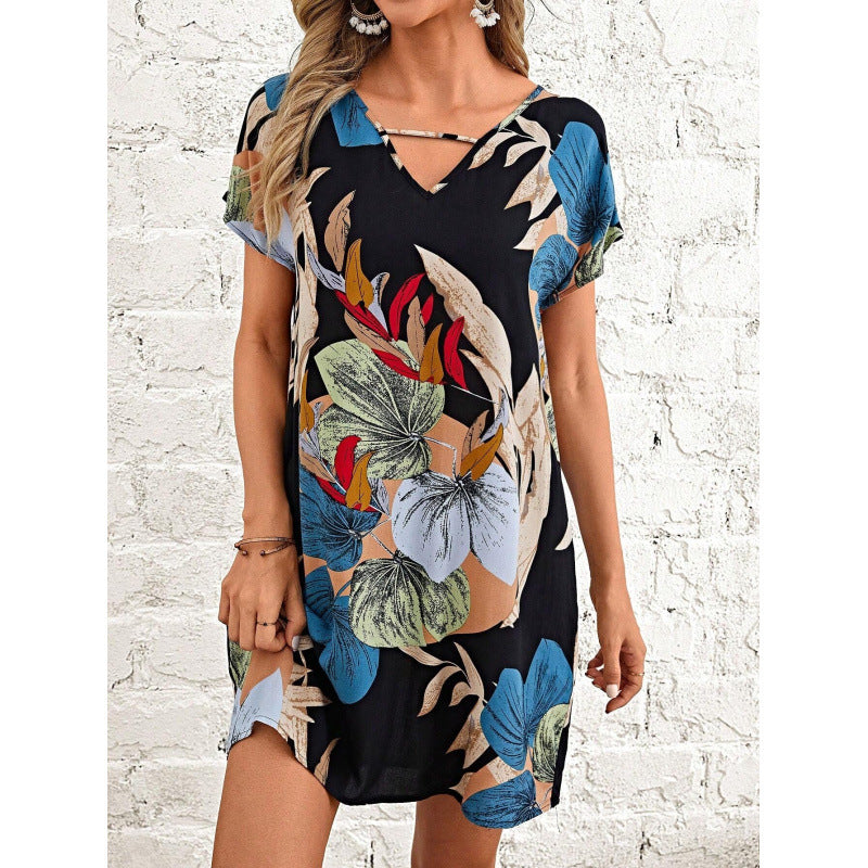 Berg-Feldt Robe fleurie pour femme