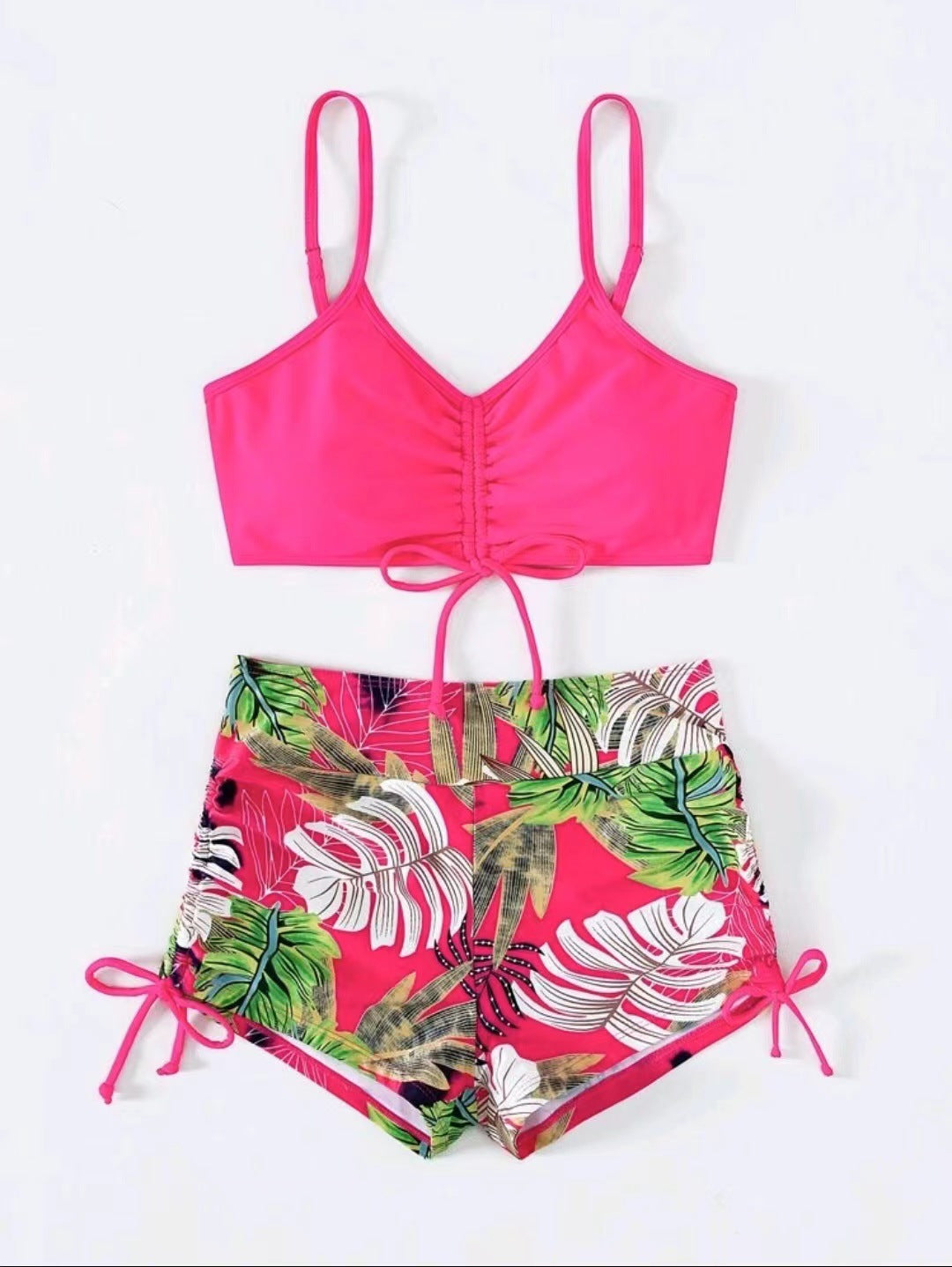 Maillot de bain deux pièces taille haute à fleurs pour femme Berg-feldt