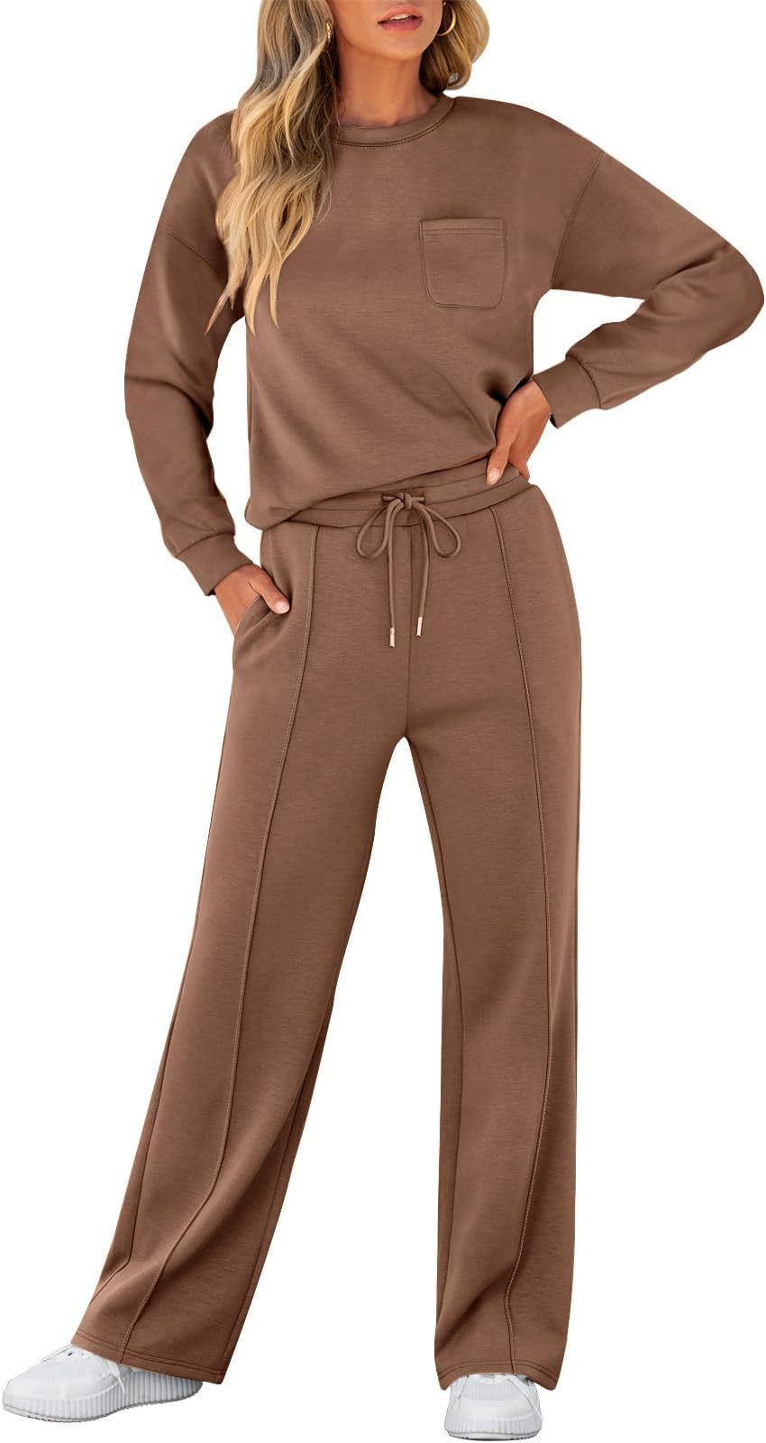 Ensemble décontracté pour femme : pull et jogging avec poches et taille élastique de berg-feldt