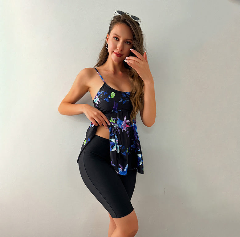 Haut de bikini fleuri et short confortable berg-feldt pour femmes