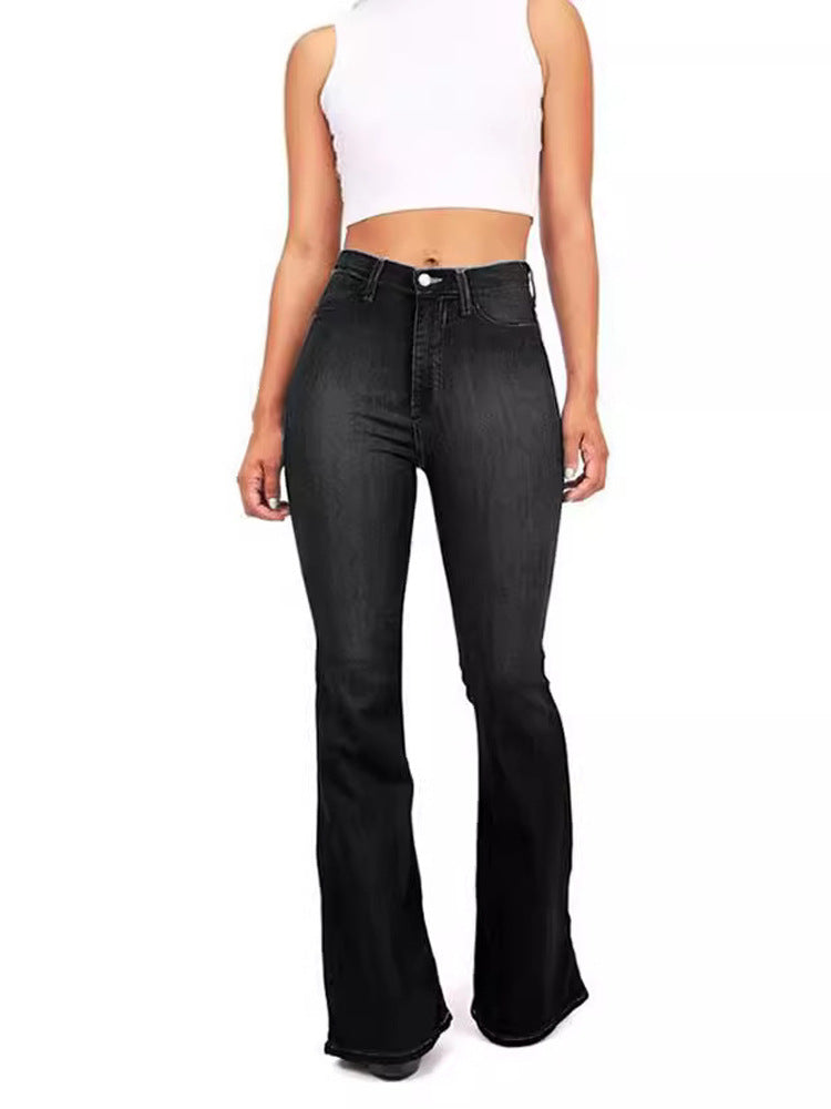 Jean bootcut taille haute pour femme, style élégant et intemporel Berg-Feldt