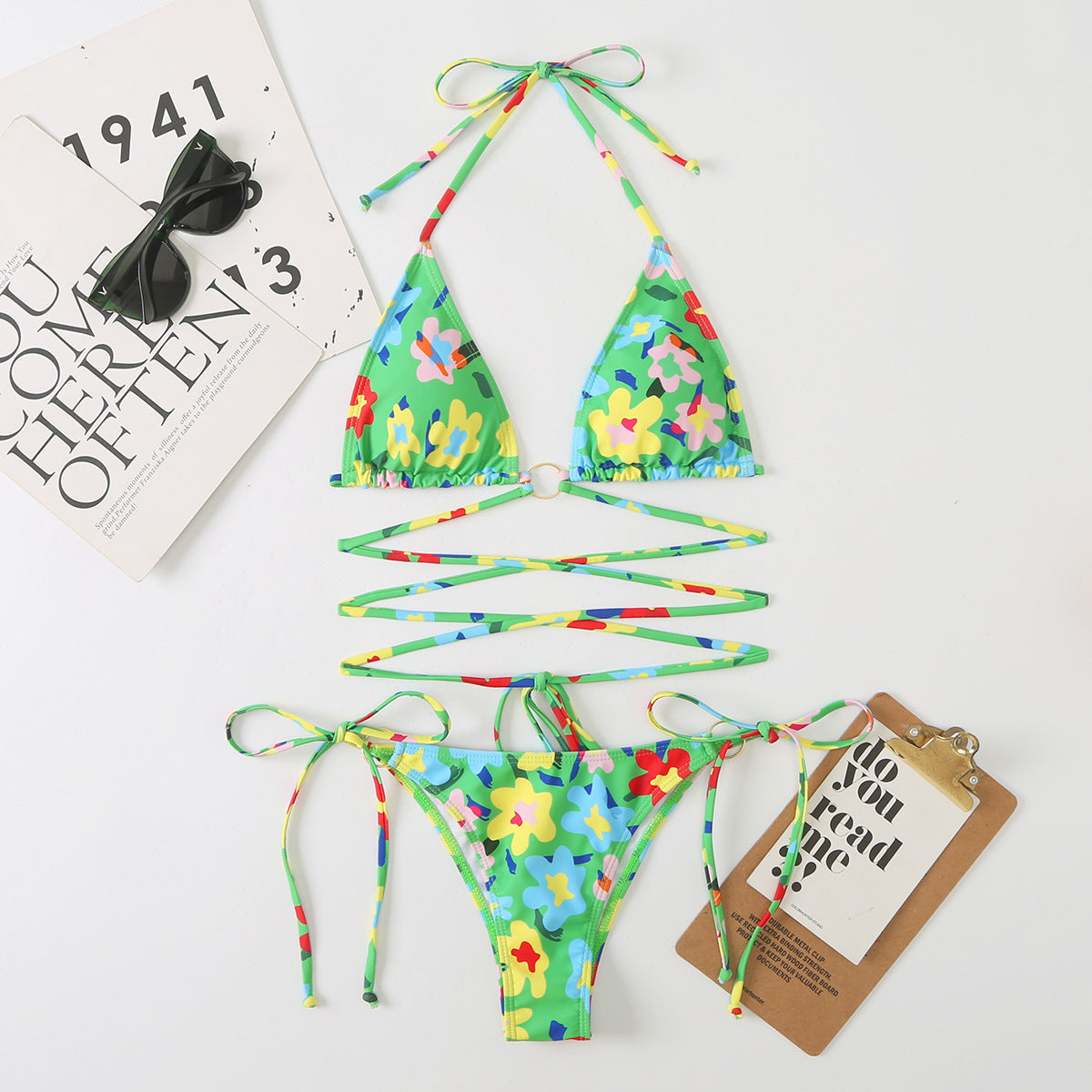 Ensemble bikini imprimé floral Berg-feldt pour femme