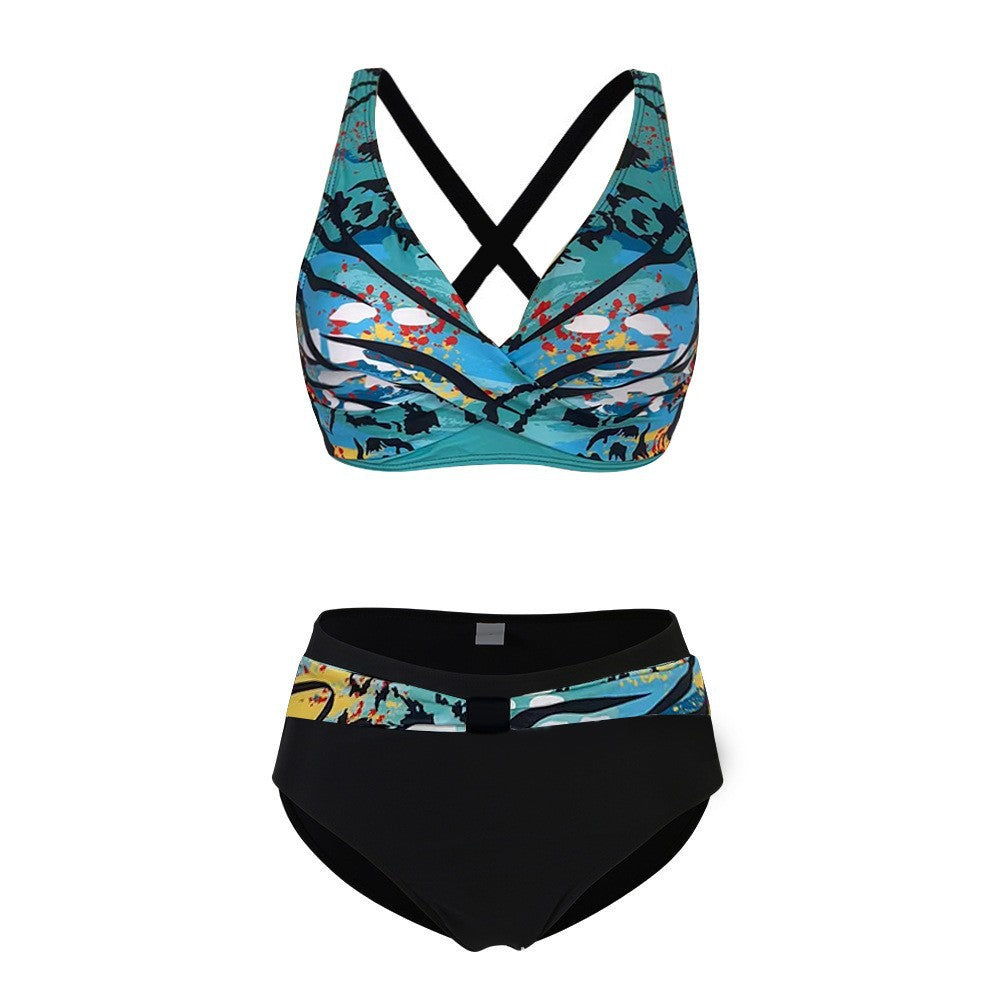 Sport-Bikini-Set für Damen, hochgeschnitten, berg-feldt