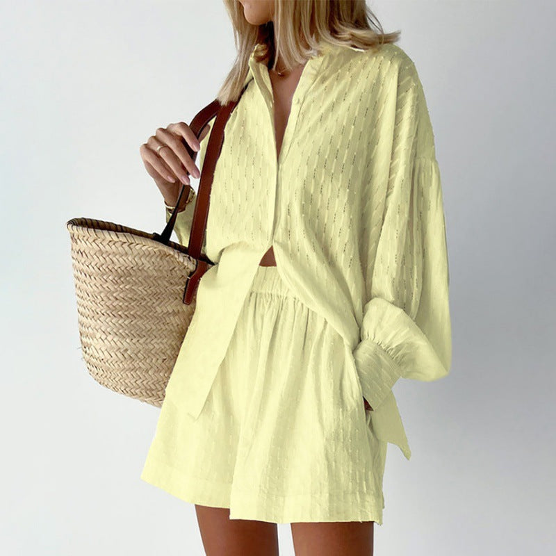 Ensemble décontracté haut et short coupe ample Berg-Feldt pour femme