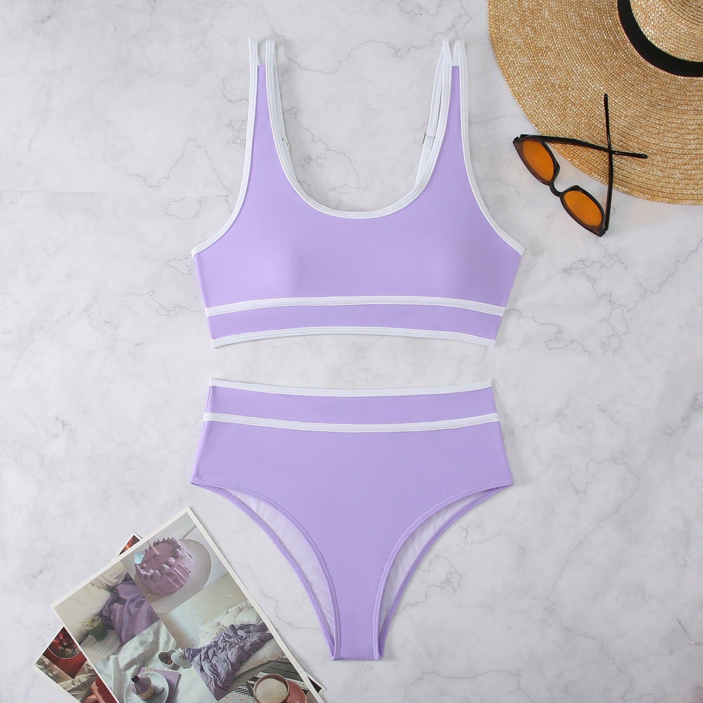 Sportlicher Damen Bikini Hochschnitt Set berg-feldt