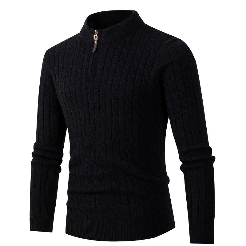 Pull fin à col montant Berg-Feldt pour homme