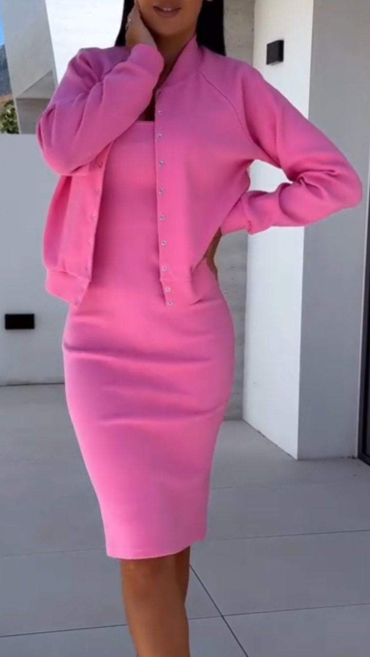 Damen Ensemble Sweat-robe et Veste Berg-Feldt